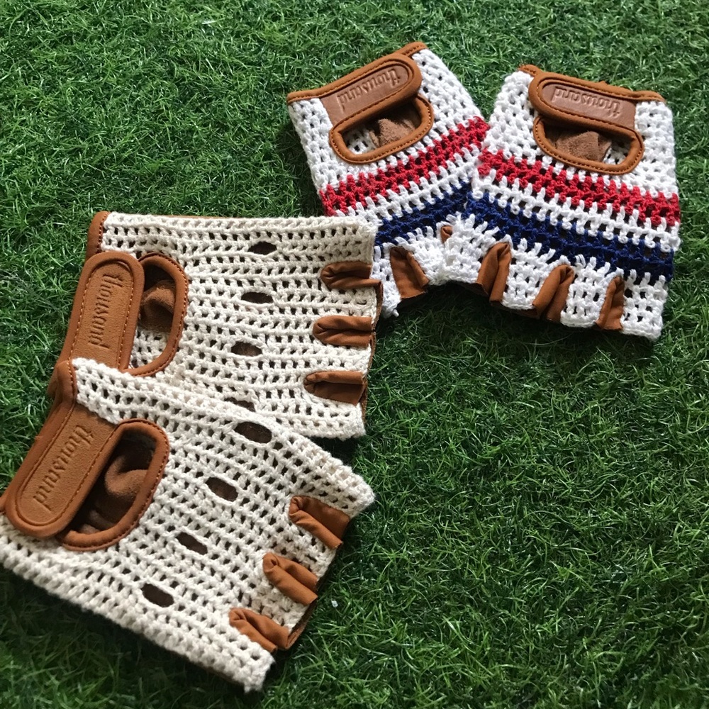 Thousand Crochet Biker Gloves De Franc and Little 5